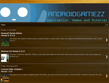 Tablet Screenshot of androidgamezz.blogspot.com