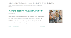 Desktop Screenshot of hazwopertrainingcourses.blogspot.com