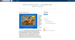 Desktop Screenshot of cardboardboatrace.blogspot.com