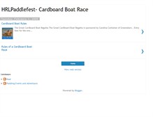 Tablet Screenshot of cardboardboatrace.blogspot.com