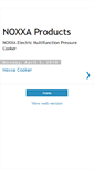 Mobile Screenshot of noxxaproducts.blogspot.com
