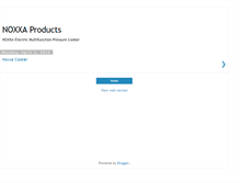Tablet Screenshot of noxxaproducts.blogspot.com