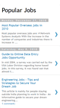 Mobile Screenshot of popular-job-sites.blogspot.com