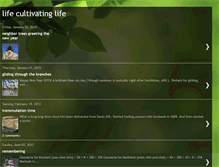 Tablet Screenshot of lifecultivatinglife.blogspot.com