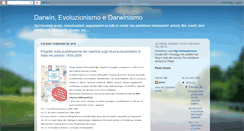 Desktop Screenshot of darwininitalia.blogspot.com
