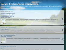 Tablet Screenshot of darwininitalia.blogspot.com
