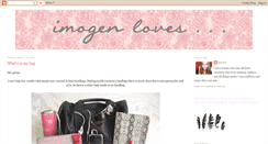 Desktop Screenshot of imogen-loves.blogspot.com