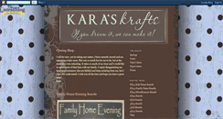 Desktop Screenshot of karaskrafts.blogspot.com