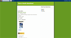 Desktop Screenshot of freee-bookdownload.blogspot.com