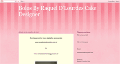 Desktop Screenshot of bolosdealuguelraquel.blogspot.com