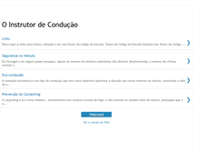 Tablet Screenshot of oinstrutordeconducao.blogspot.com