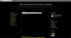 Desktop Screenshot of freesoftwareme.blogspot.com