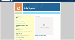 Desktop Screenshot of jollyjiyeon.blogspot.com