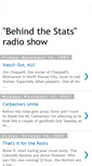 Mobile Screenshot of behindthestats.blogspot.com