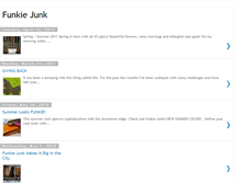 Tablet Screenshot of funkiejunk1.blogspot.com
