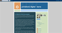 Desktop Screenshot of jornalismodigitalbarra.blogspot.com