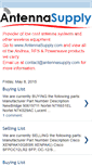 Mobile Screenshot of antennasupply.blogspot.com