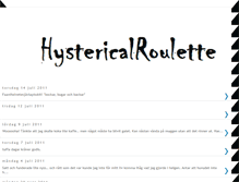 Tablet Screenshot of hystericalroulette.blogspot.com