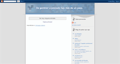 Desktop Screenshot of degamblerapescado.blogspot.com