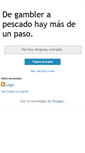 Mobile Screenshot of degamblerapescado.blogspot.com