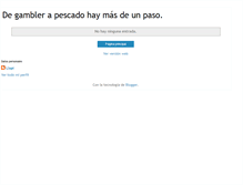 Tablet Screenshot of degamblerapescado.blogspot.com