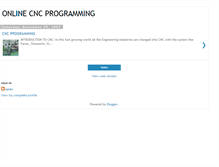Tablet Screenshot of onlinecncprogramming.blogspot.com
