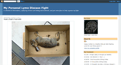 Desktop Screenshot of fightinglymedisease.blogspot.com