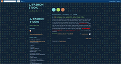 Desktop Screenshot of jjfashionstudio.blogspot.com