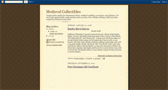 Desktop Screenshot of medievalcollectibles.blogspot.com