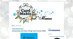 Desktop Screenshot of cardmakinmamas.blogspot.com