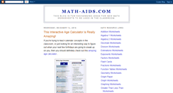 Desktop Screenshot of math-aids.blogspot.com