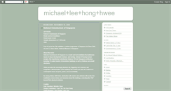 Desktop Screenshot of michaelleehonghwee.blogspot.com