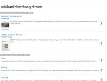 Tablet Screenshot of michaelleehonghwee.blogspot.com