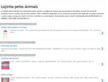 Tablet Screenshot of lojinha-pelos-animais.blogspot.com