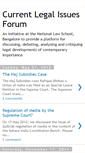 Mobile Screenshot of currentlegalissues.blogspot.com