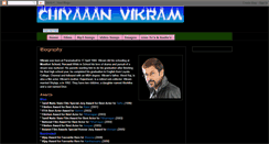 Desktop Screenshot of chiyaaan-vikram.blogspot.com