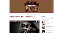 Desktop Screenshot of dopemusicdmv.blogspot.com