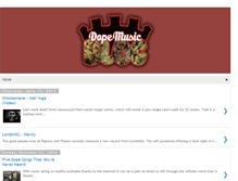 Tablet Screenshot of dopemusicdmv.blogspot.com