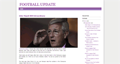 Desktop Screenshot of footballupdatesite.blogspot.com