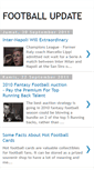 Mobile Screenshot of footballupdatesite.blogspot.com