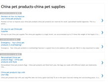 Tablet Screenshot of chinapetproducts.blogspot.com
