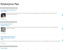 Tablet Screenshot of polybutylene.blogspot.com