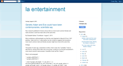 Desktop Screenshot of la-entertainment.blogspot.com