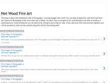 Tablet Screenshot of hotwoodfireart.blogspot.com