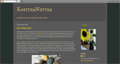 Desktop Screenshot of knitternutter.blogspot.com