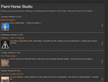 Tablet Screenshot of painthorsestudio.blogspot.com