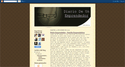 Desktop Screenshot of eldiariodeunemprendedor.blogspot.com