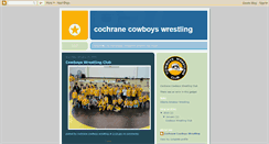 Desktop Screenshot of cowboyswrestling.blogspot.com