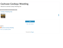 Tablet Screenshot of cowboyswrestling.blogspot.com