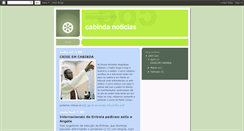 Desktop Screenshot of cabindanoticias.blogspot.com